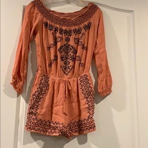 Off the shoulder romper